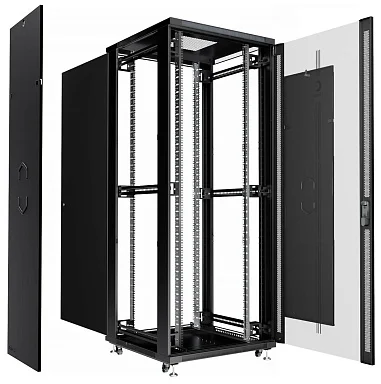 Cabeus SH-05C-47U80/100-BK (8547c) Напольный 47U телекоммуникационный шкаф 19"