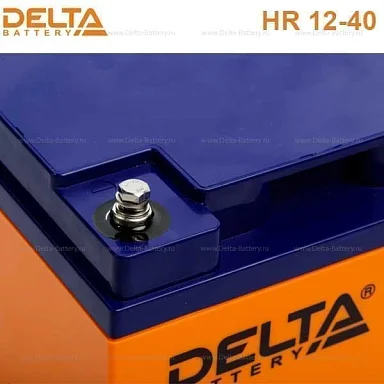 Аккумулятор Delta HR 12-40 AGM (12 В / 45 Ач)
