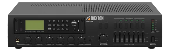 Roxton MX-360 Трансляционный усилитель 360 Вт, на 5 зон