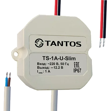 Блок питания Tantos TS-1A-U-Slim  12 В / 1А