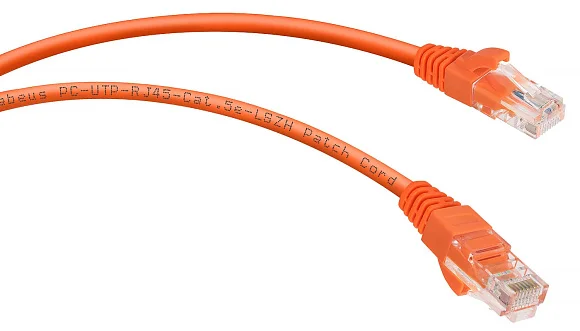 Патч-корд Cabeus PC-UTP-RJ45-Cat.6-3m-OR-LSZH (11185c)