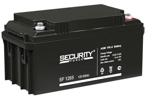 Аккумулятор Security Force SF 1265 AGM (12 В / 65 Ач)