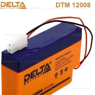 Аккумулятор Delta DTM 12008 (T9)