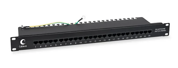 Cabeus PL-25-TEL-Dual (8725c) Патч-панель 19"  на 25 порта