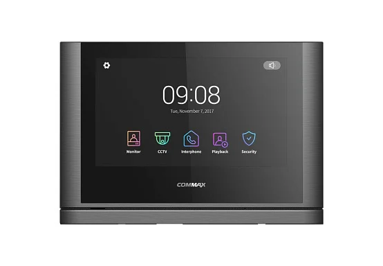 Монитор видеодомофона Commax CDV-1024MA Темное Серебро Black Smog