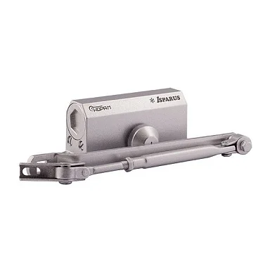 Дверной доводчик Нора-М ISPARUS 410 F (серебро) до 60 кг, EN3