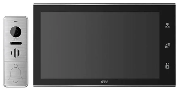 Комплект видеодомофона CTV-DP4105AHD (Черный)