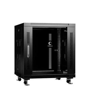 Cabeus SH-05C-12U60/60-BK (8554c) Напольный 12U телекоммуникационный шкаф 19"