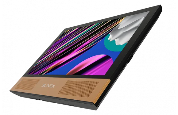 Монитор видеодомофона Slinex Sonik 10 Black+Pink Gold