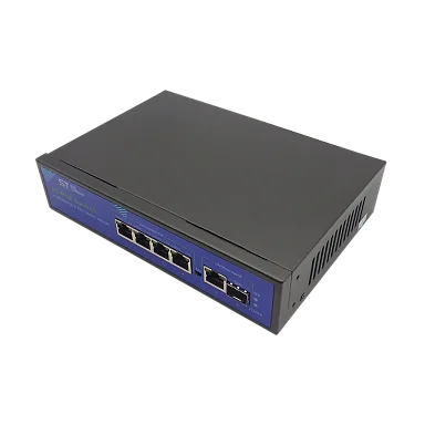 Коммутатор Space Technology ST-S42POE (4G/1G/1S/65W/А) PRO, (версия 4)
