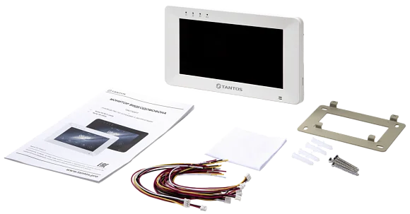 Монитор видеодомофона Tantos Rocky HD Wi-Fi (White)