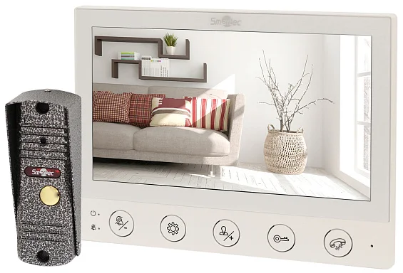Комплект видеодомофона Smartec ST-MS607HS-WT