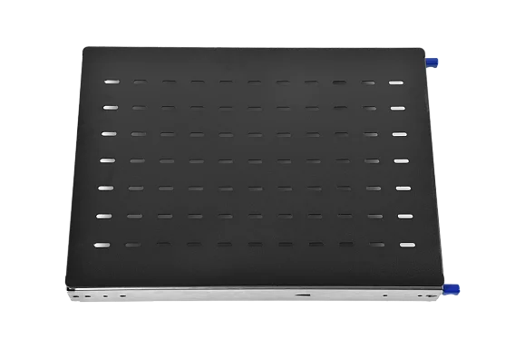 ЦМО ТСВ-62У-9005 Черная перфорированная полка, 1U