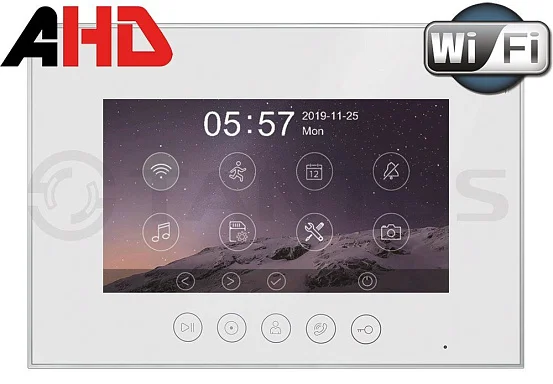 Монитор видеодомофона Tantos Marilyn HD Wi-Fi s (White)