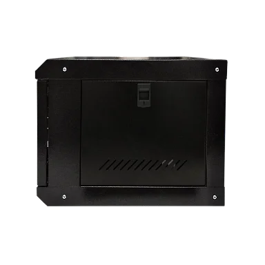 Space Technology ST-NC6U01 (ЧЕРНЫЙ) С ПОЛКОЙ, (версия 2) Настенный 6U телекоммуникационный шкаф 19"