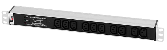 Rem R-10-10C13-I-440-Z Горизонтальный блок розеток 19" , до 10А