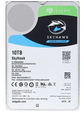 Жесткий диск HDD SEAGATE ST10000VX0004,  10 ТБ, 256 МБ 7200 об/мин