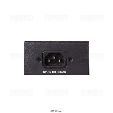 PoE Инжектор OSNOVO Midspan-2/602G, 2 PoE, до 30 Вт