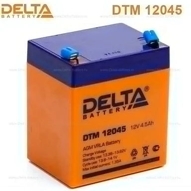 Аккумулятор Delta DTM 12045 AGM (12 В / 4,5 Ач)