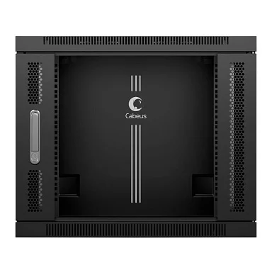 Cabeus SH-05F-6U60/60-BK (8587c) Настенный 6U телекоммуникационный шкаф 19"
