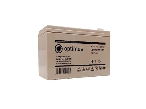 Аккумулятор Optimus AP-1209 AGM (12 В / 9 Ач)