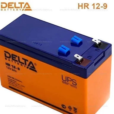 Аккумулятор Delta HR 12-9 AGM (12 В / 9 Ач)
