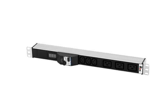 Rem R-32-3C13-3C19-A-Am-440-K Горизонтальный блок розеток 19" , до 32А