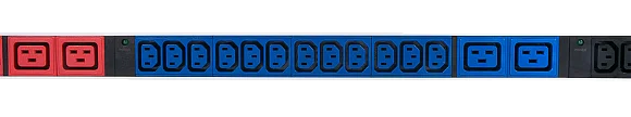 Rem R-3x16-36C13-6C19-I-1420-3-3PN Вертикальный блок розеток 19" , до 16А