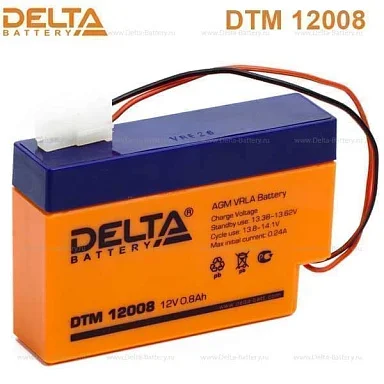 Аккумулятор Delta DTM 12008 (T9)