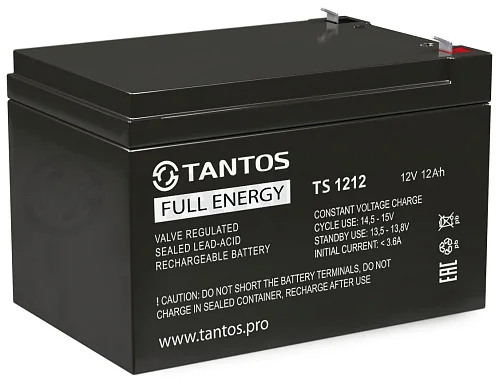 Аккумулятор Tantos TS 1212 AGM (12 В / 12 Ач)