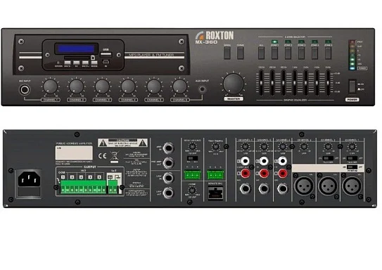 Roxton MX-600 Трансляционный усилитель 600 Вт, на 5 зон