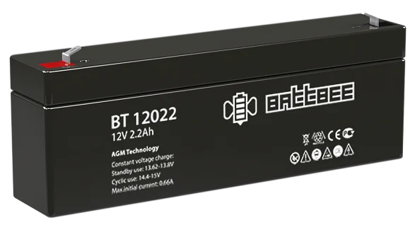 Аккумулятор Battbee BT 12022 AGM (12 В / 2,2 Ач)