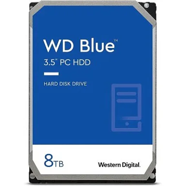 Жесткий диск HDD Western Digital WD80EAAZ,  8 ТБ, 256 МБ 5640 об/мин