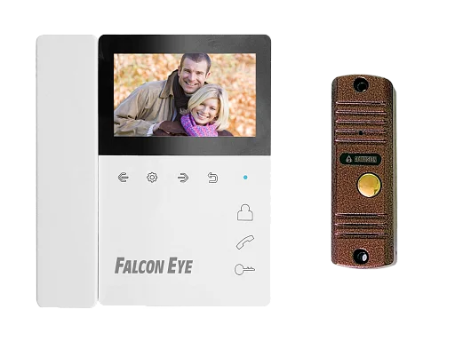 Комплект видеодомофона Falcon Eye Lira + AVC-305 (PAL) Медь