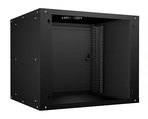Cabeus WSC-05D-9U55/45m-BK (10178c) Настенный 9U телекоммуникационный шкаф 19"