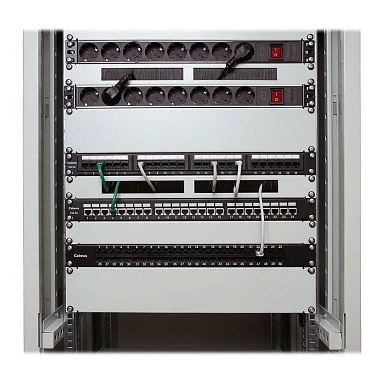 Cabeus PL-24-Cat.5e-SH-Dual (7002c) Патч-панель 19"  на 24 порта