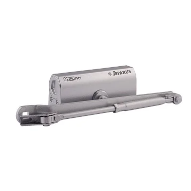 Дверной доводчик Нора-М ISPARUS 440 (серебро) до 140 кг, EN6