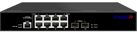 Коммутатор TRASSIR TR-NS24102S-120-8PoE