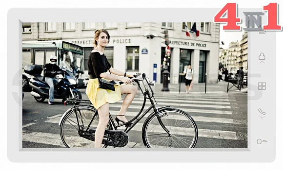 Монитор видеодомофона Tantos Amelie HD SE (White)