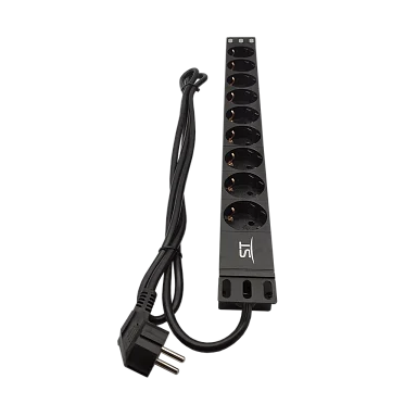 Space Technology Блок розеток ST-PDU-09 Вертикальный блок розеток 19" , до 16А
