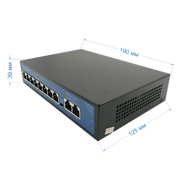 Коммутатор Space Technology ST-S86POE (2G/120W/А) PRO, (версия 2)