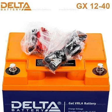 Аккумулятор Delta GX 12-40 GEL (12 В / 40 Ач)