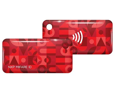 Бесконтактный брелок AltCam RFID-Брелок ISBC Mifare ID 4 byte nUID (красный)