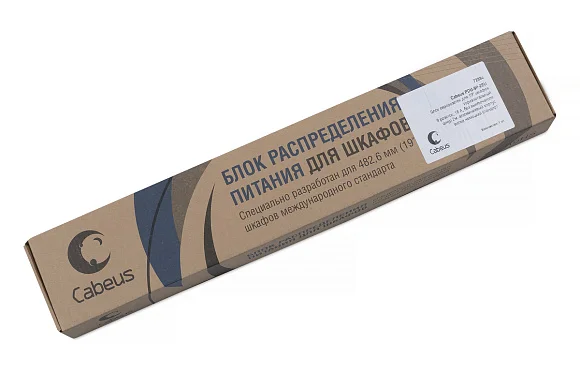 Cabeus PDU-9P-2EU (7288c) Горизонтальный блок розеток 19" до 16 А