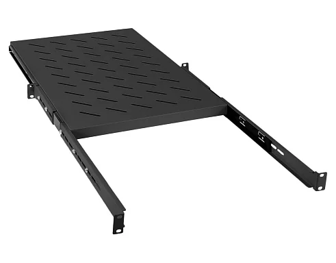 Cabeus JE05-1000-BK (8632c) Черная перфорированная полка, 1U