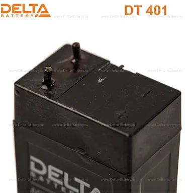 Аккумулятор Delta DT 401 AGM (4 В / 1 Ач)