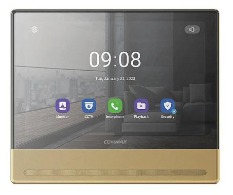 Монитор видеодомофона Commax CDV-1004QT/VZ (Золото)