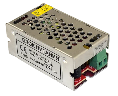 Блок питания Falcon Eye FE-S-1,25/12  12 В / 1,25А