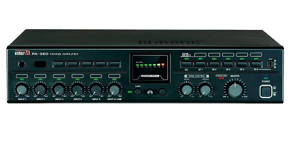 Inter-M PA-360 Трансляционный усилитель 360 Вт, на 5 зон