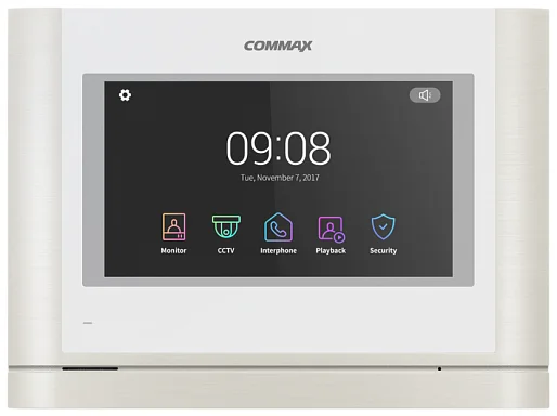 Монитор видеодомофона Commax CDV-704MF Белый/XL